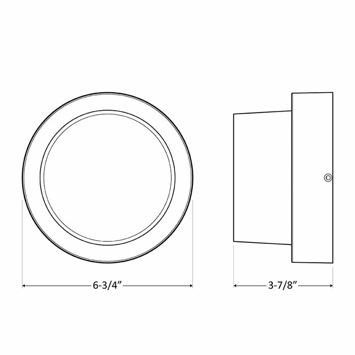 Westgate LRS-E 12W LED Outdoor Wall Light, 650 Lumens, Dimmable, 120V