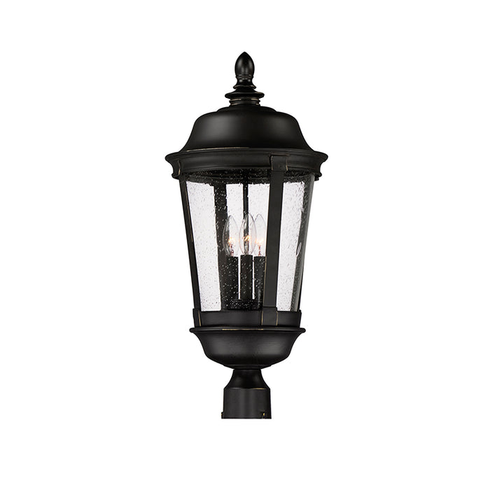 Maxim 3022 Dover DC 3-lt 26" Tall Outdoor Pole/Post Lantern