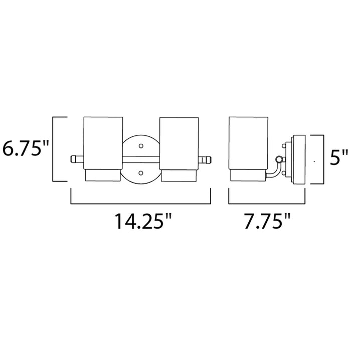 Maxim 30262 Mod 2-lt 14" LED Vanity