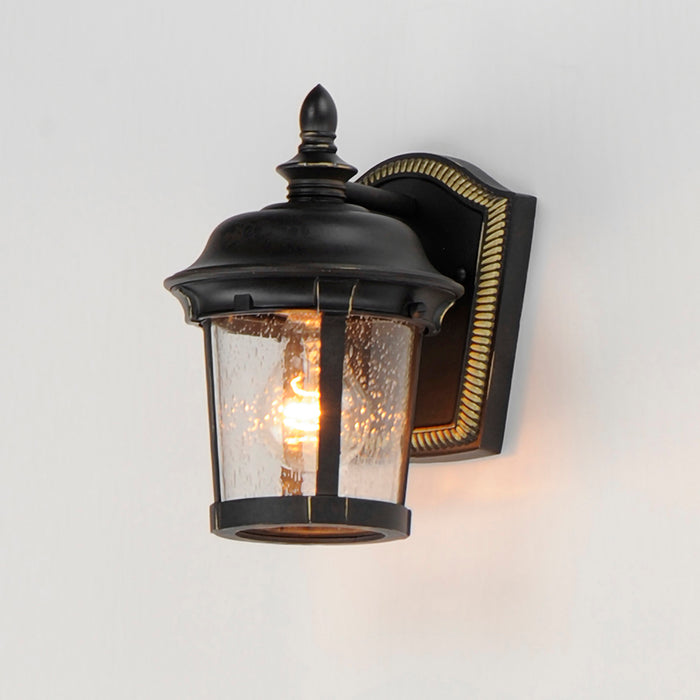 Maxim 3026 Dover DC 1-lt 10" Tall Outdoor Wall Lantern