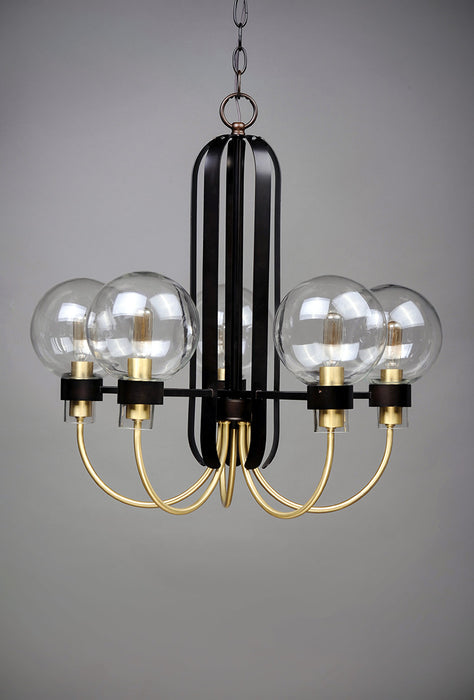 Maxim 30516 Bauhaus 5-lt 24" Chandelier