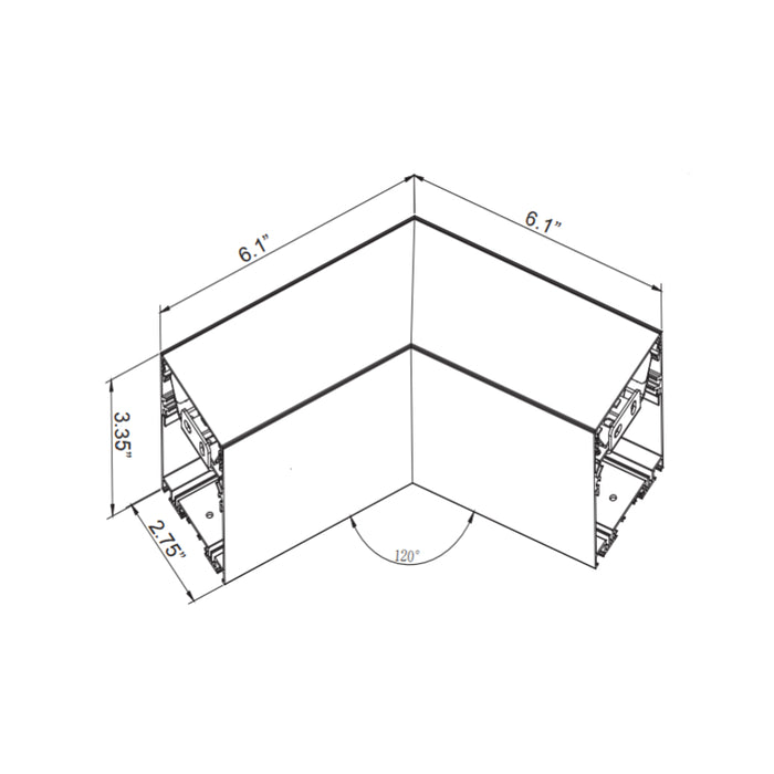 Westgate SCX 120° Corner Fixture Modules, CCT Selectable
