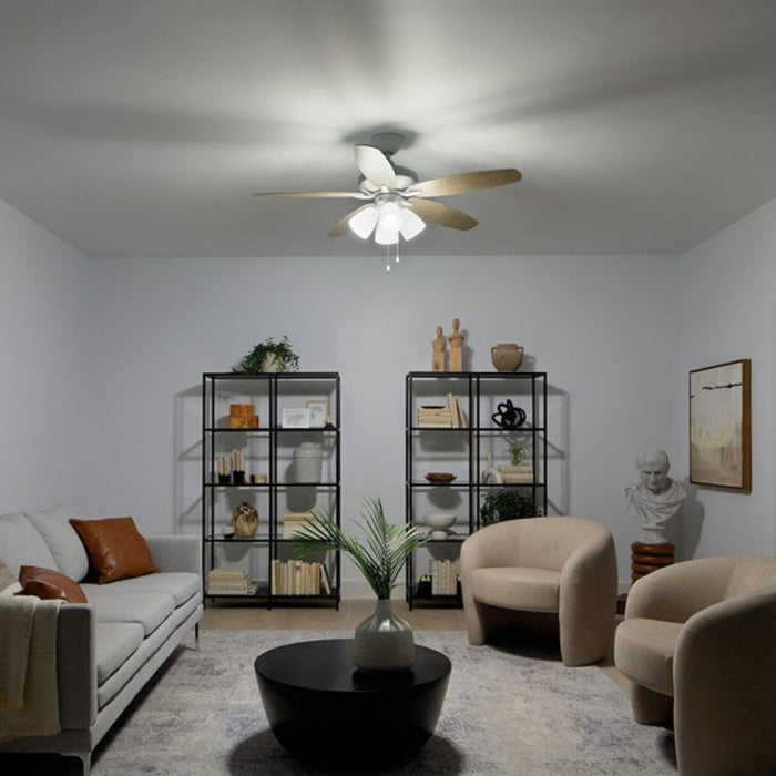 Kichler 330162 Renew Premier 52" Ceiling Fan with LED Light Kit