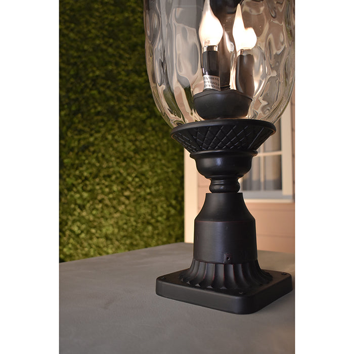 Maxim 3420 Carriage House DC 3-lt 27" Tall Outdoor Pole/Post Lantern