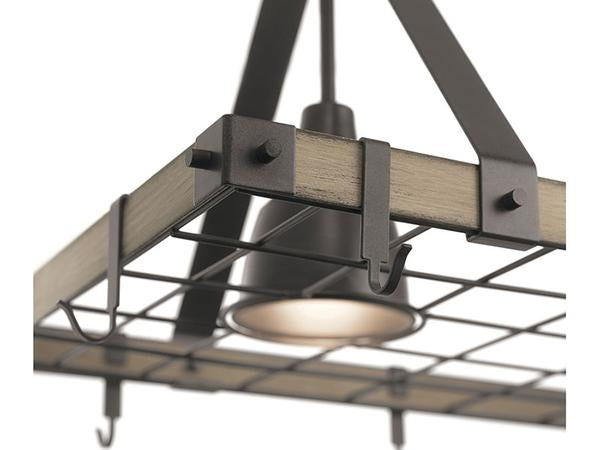 Kichler Barrington 2-lt Lighted Pot Rack
