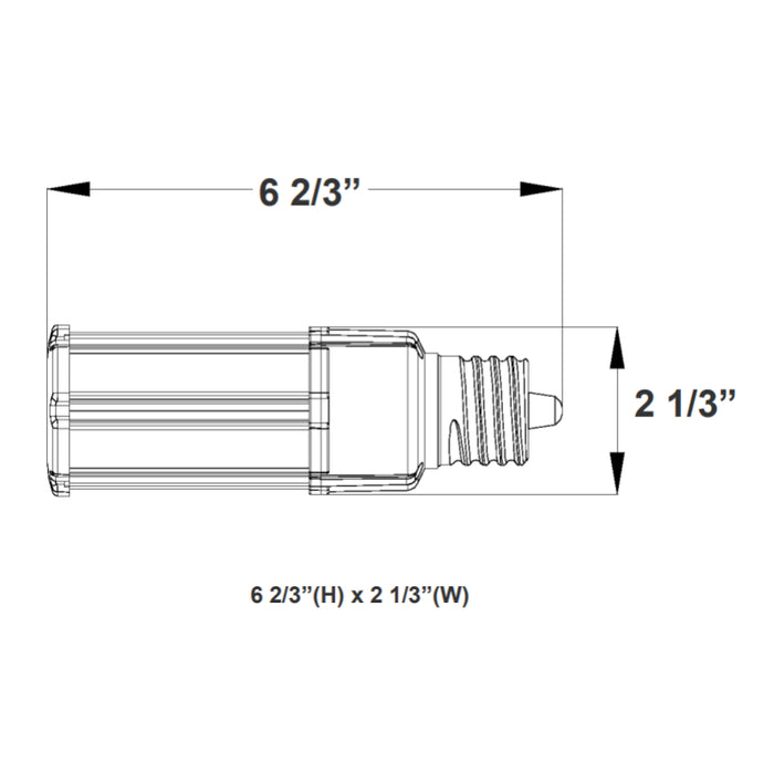 Westgate CL-EHL 12W LED Corn Bulb, E26 Base, 5000K