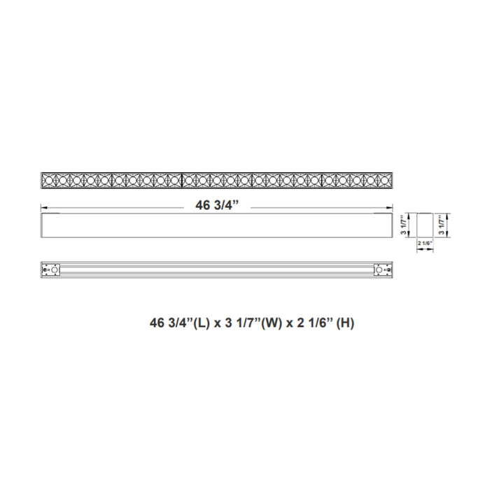 Westgate SCO 4FT 40W Micro Optic LED Linear Light, CCT