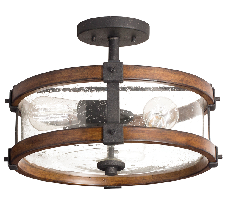 Kichler Barrington 3-lt Semi-Flush Mount