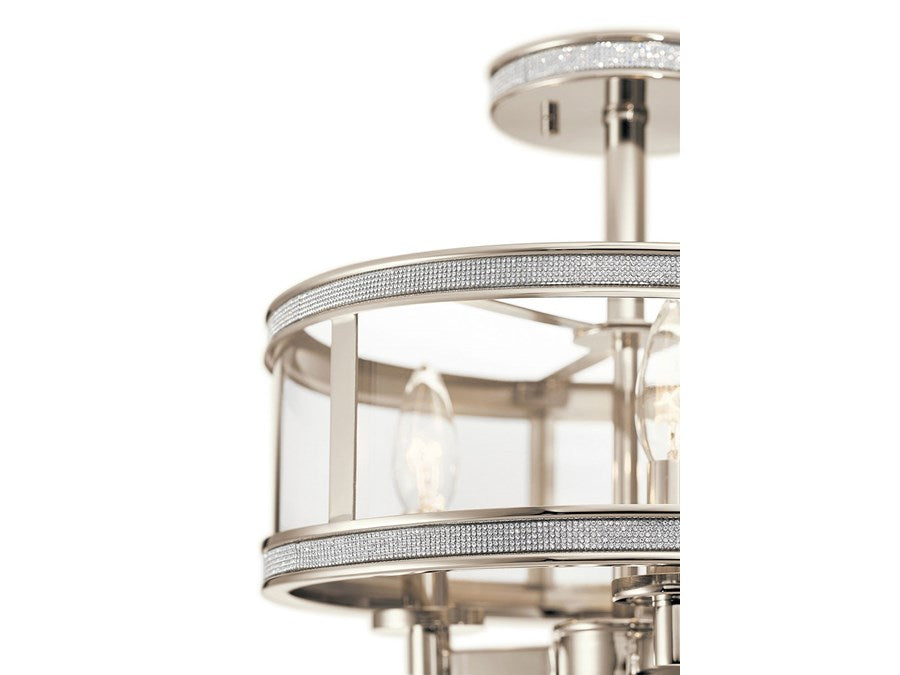 Kichler 38213 Angelica 3-lt Semi Flush Mount Light