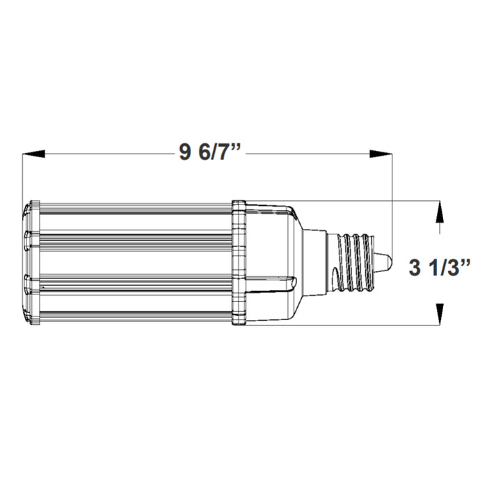 Westgate CL-EHL 54W LED Corn Bulb, E39 Base, 3000K