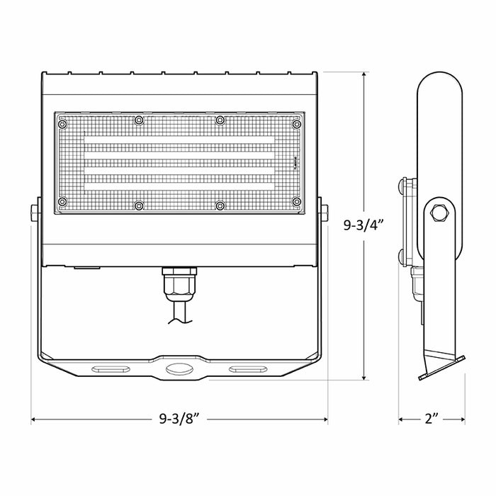 Westgate LFX 15W/20W/30W/50W LED Medium Flood Light with U Bracket