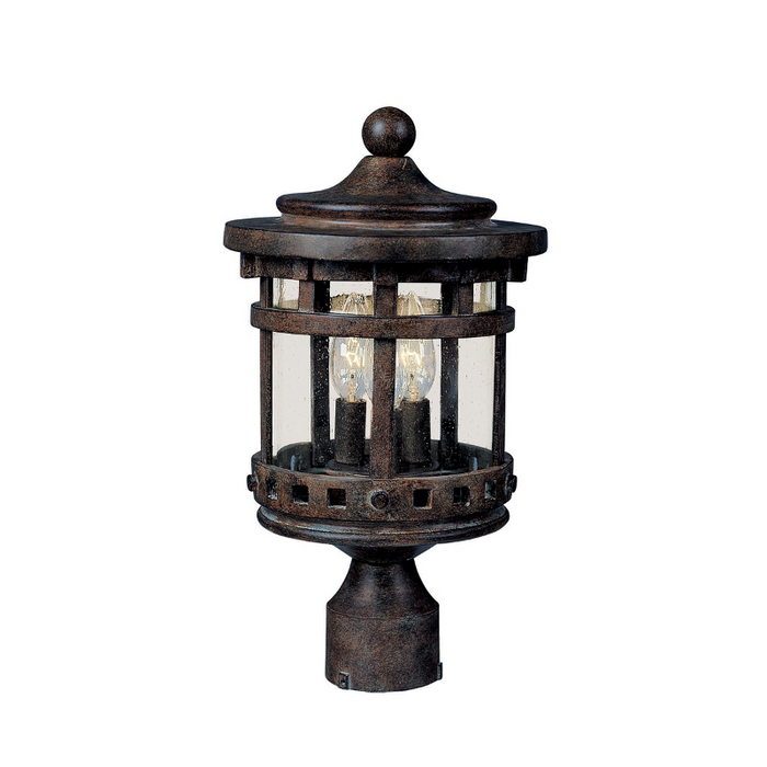 Maxim 40036 Santa Barbara VX 3-lt 16" Tall Outdoor Pole Lantern