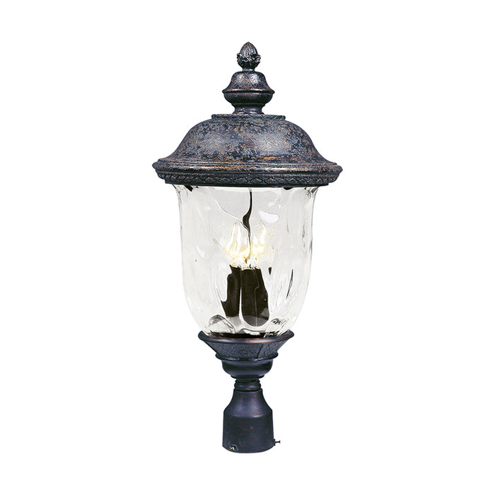 Maxim 40420 Carriage House VX 3-lt 27" Tall Outdoor Pole/Post Lantern