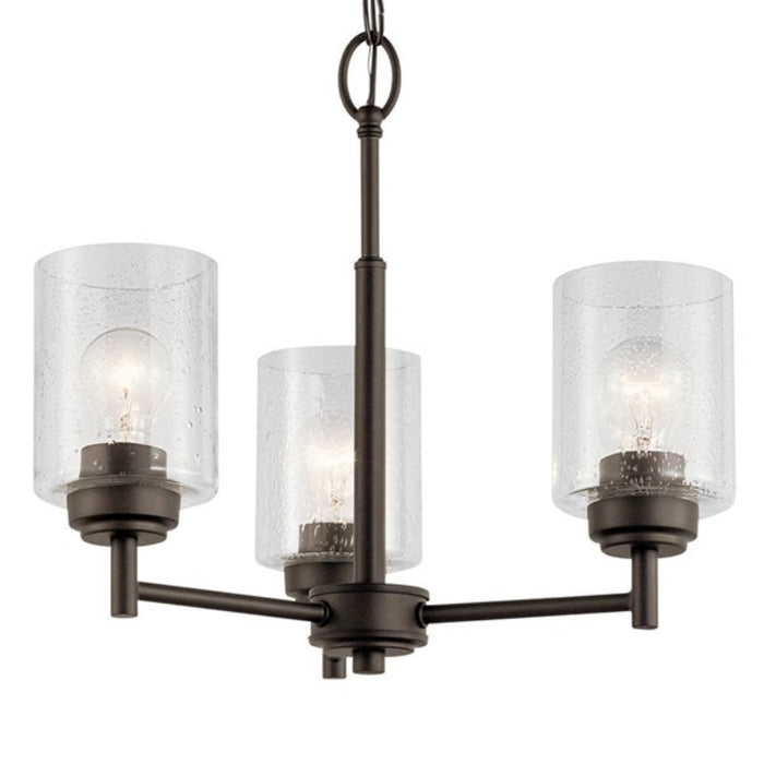 Kichler 44029 Winslow 3-lt 18" Mini Chandelier