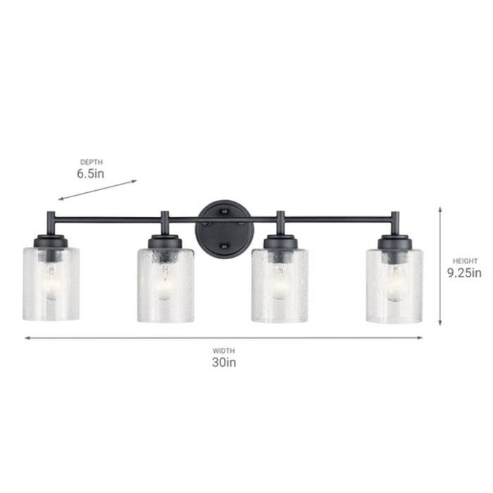 Kichler 45887 Winslow 4-lt 30" Bath Light