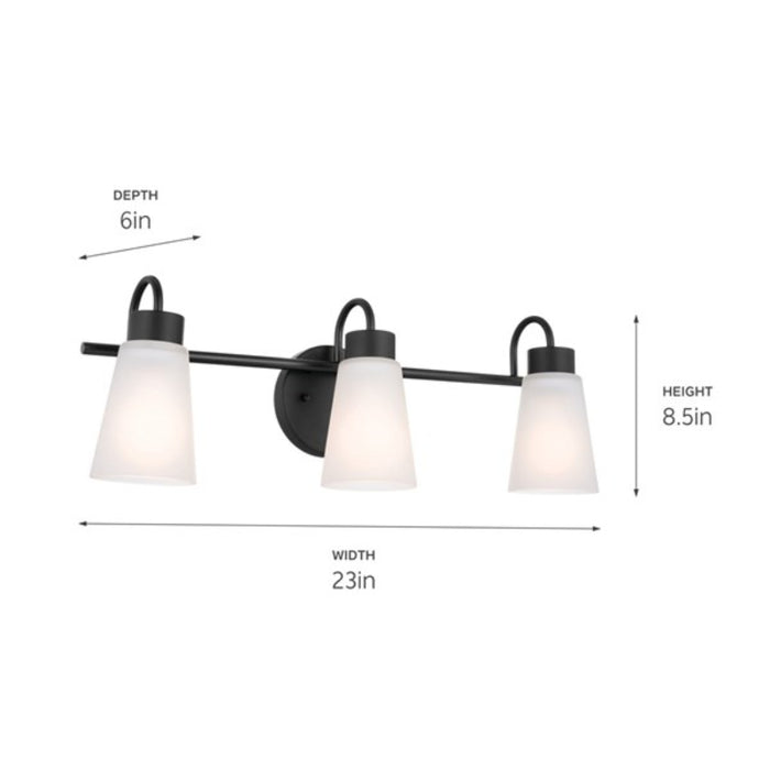 Kichler 55126 Erma 3-lt 23" Vanity Light