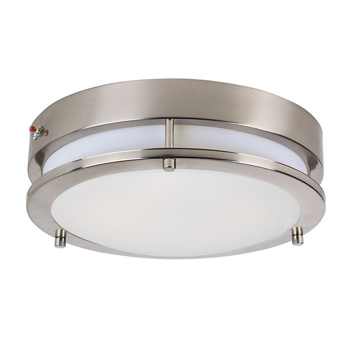 Maxim 55546 Linear LED 1-lt 12" LED Flush Mount with EM Back Up