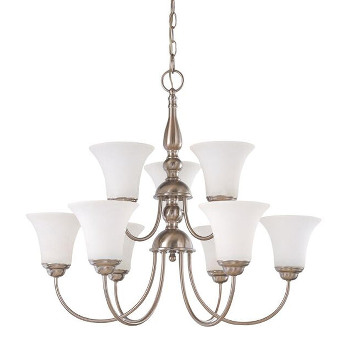 Nuvo Dupont 9-lt 28" Chandelier