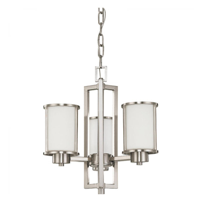 Nuvo Odeon 3-lt 18" Convertible Chandelier