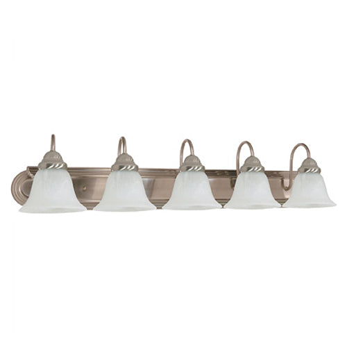 Nuvo Ballerina 5-lt 36" Vanity Light, Alabaster Glass