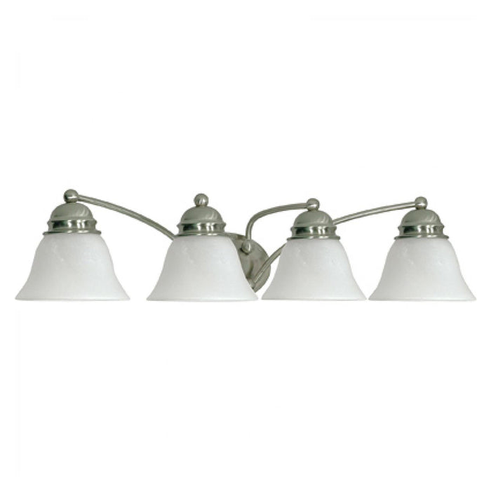 Nuvo Empire 4-lt 29" Vanity Light, Alabaster Glass
