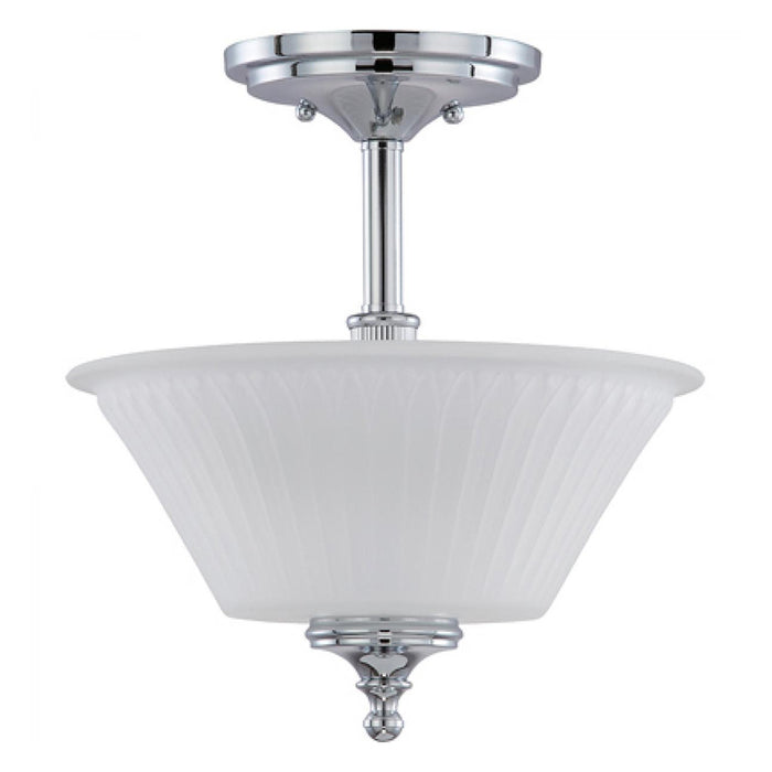 Nuvo 60-4268 Teller 2-lt 12" Semi Flush