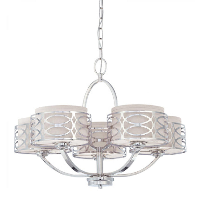 Nuvo Harlow 5-lt 28" Chandelier