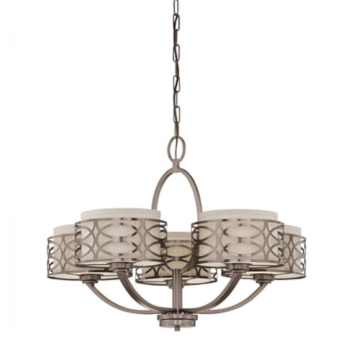 Nuvo Harlow 5-lt 28" Chandelier