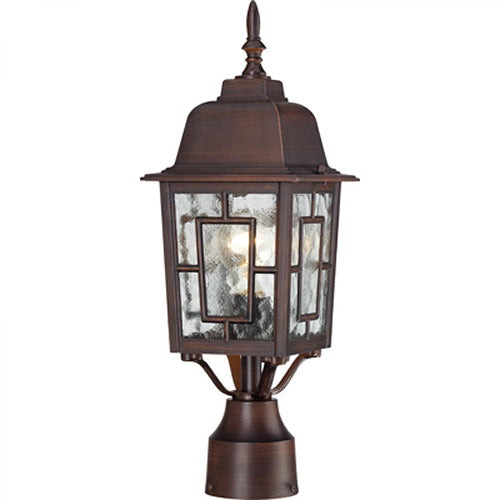 Nuvo Banyan 1-lt 17" Tall Outdoor Post Lantern