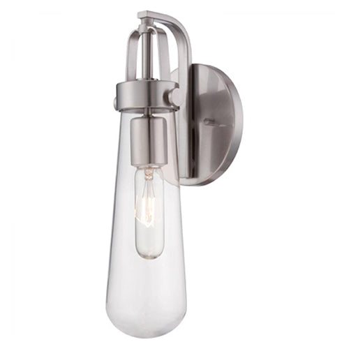 Nuvo Beaker 1-lt 14" Tall Wall Sconce