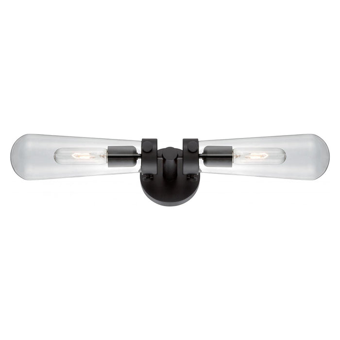 Nuvo Beaker 2-lt 24" Wall Sconce