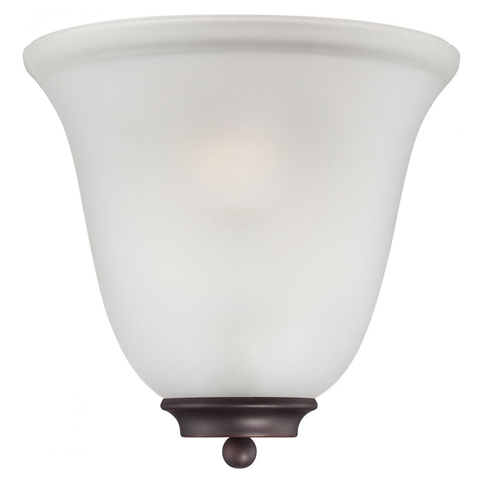 Nuvo Empire 1-lt 10" Wall Sconce, Frosted Glass