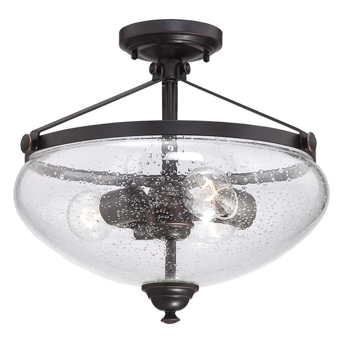 Nuvo 60-5544 Laurel 3-lt 16" Semi Flush