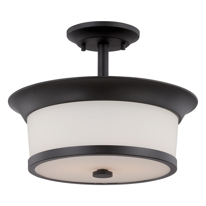 Nuvo Mobili 2-lt 13" Semi Flush