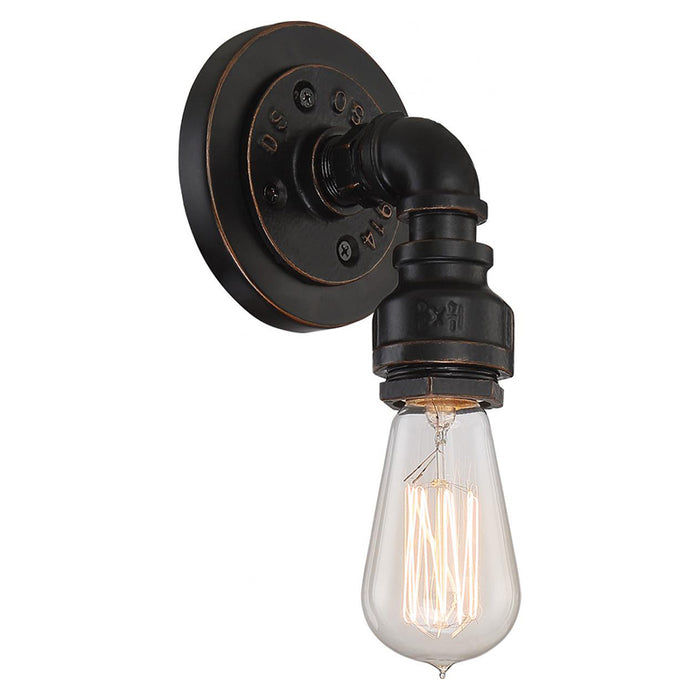 Nuvo 60-5791 Iron 1-lt 7" Tall Vanity Light