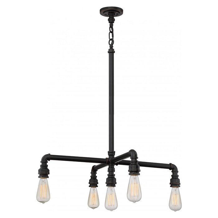 Nuvo 60-5795 Iron 5-lt 27" Chandelier