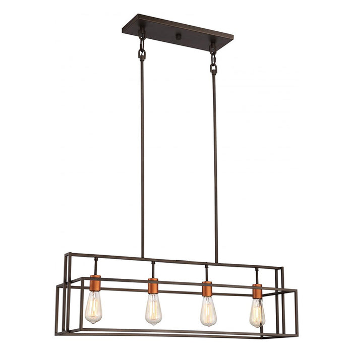 Nuvo Lake 4-lt 36" Island Pendant