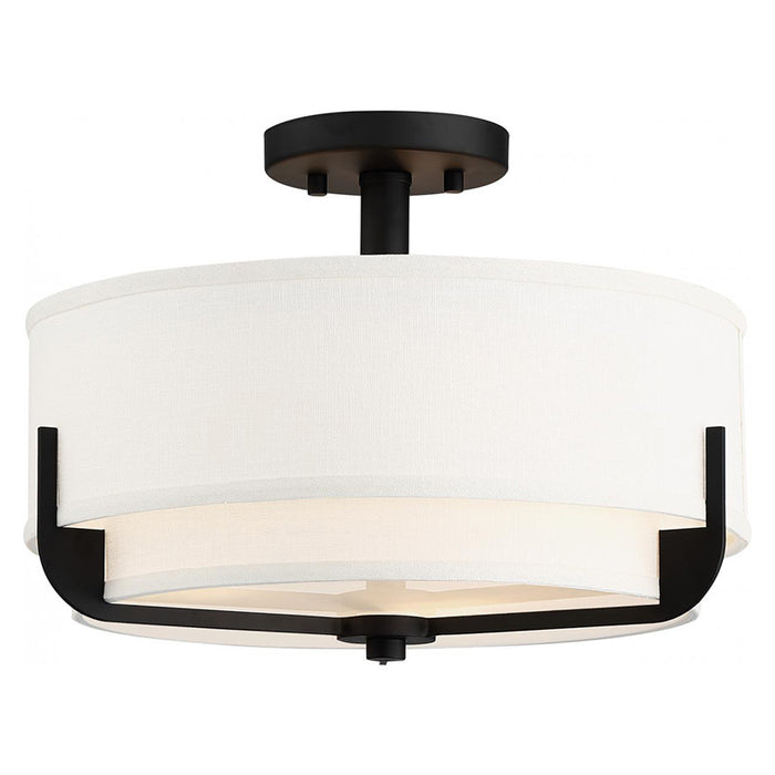 Nuvo 60-6545 Frankie 3-lt 15" Semi Flush