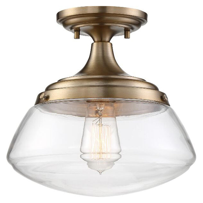 Nuvo Kew 1-lt 10" Semi Flush