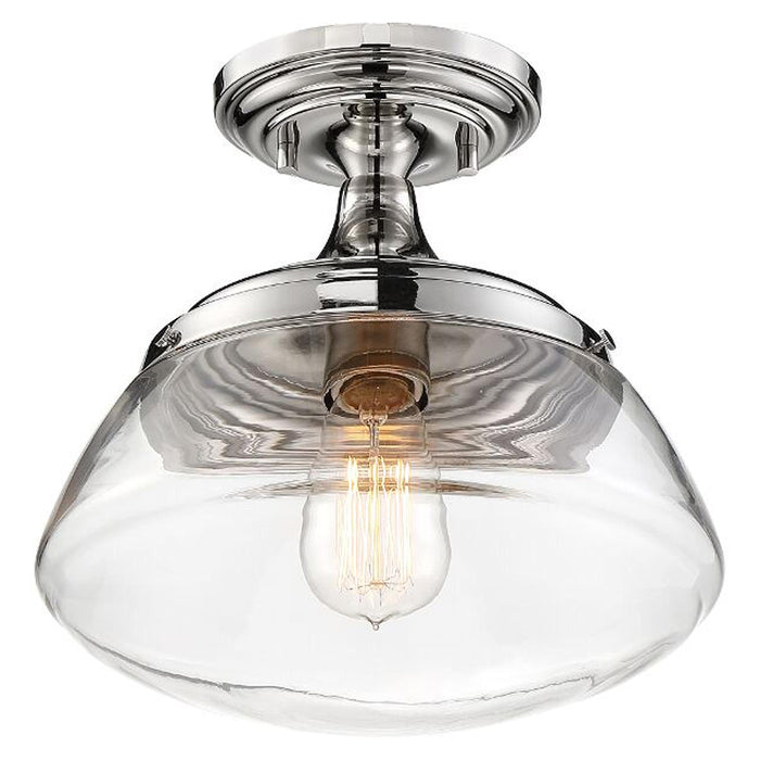 Nuvo Kew 1-lt 10" Semi Flush
