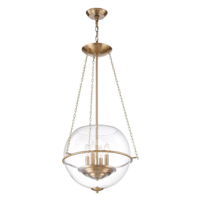 Nuvo Odyssey 4-lt 19" Pendant
