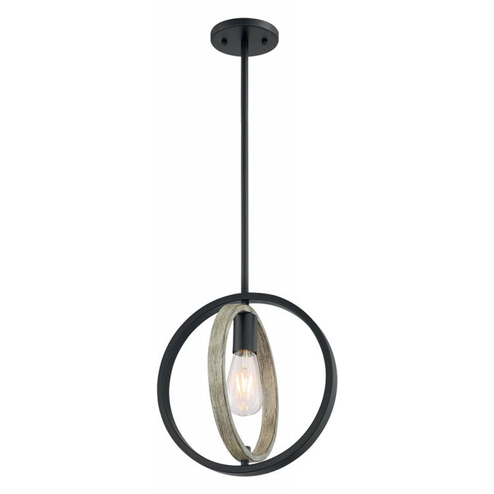 Nuvo 60-6984 Augusta 1-lt 12" Mini Pendant