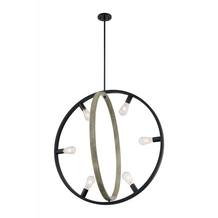 Nuvo 60-6986 Augusta 6-lt 34" Pendant