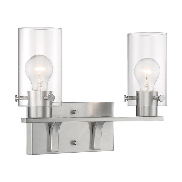 Nuvo Sommerset 2-lt 15" Vanity Light
