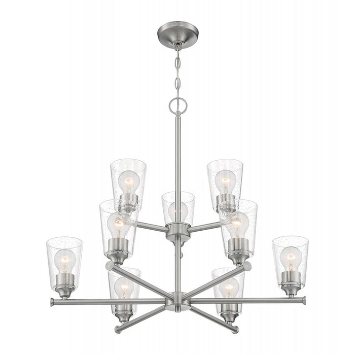 Nuvo Bransel 9-lt 28" Chandelier