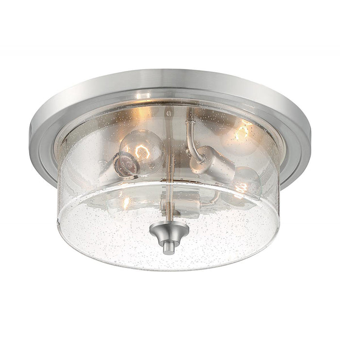 Nuvo Bransel 3-lt 15" Flush Mount