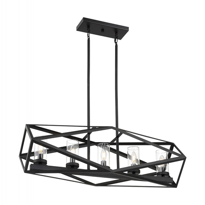 Nuvo 60-7305 Zemi 5-lt 36" Island Pendant