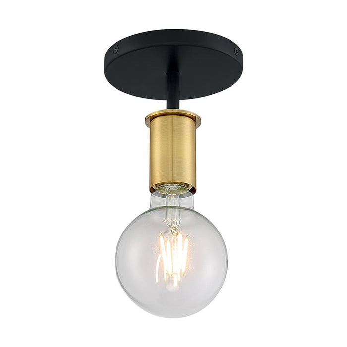 Nuvo Ryder 1-lt 5" Semi Flush