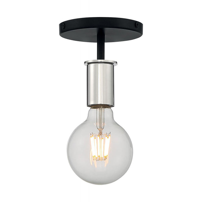 Nuvo Ryder 1-lt 5" Semi Flush