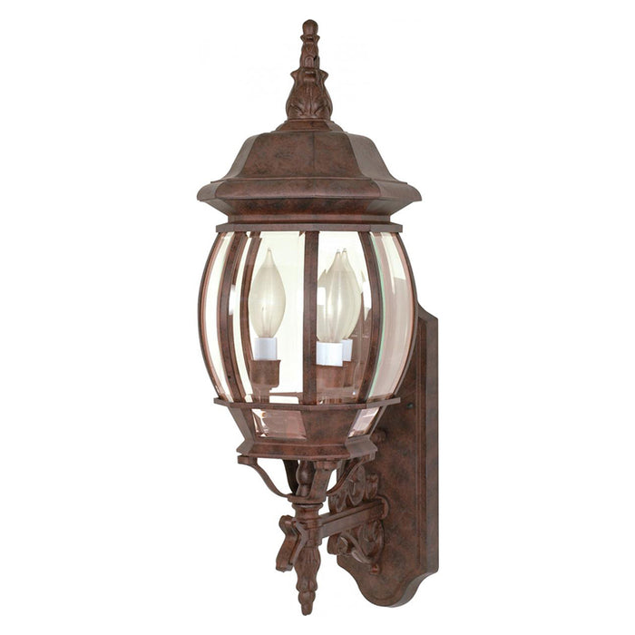 Nuvo Central Park 3-lt 23" Tall Outdoor Wall Lantern